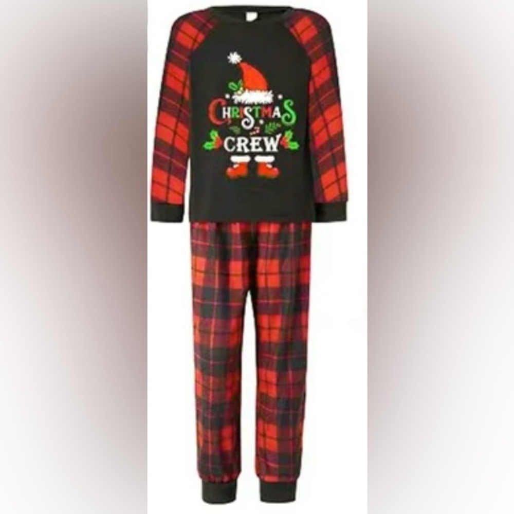 Christmas Crew Holiday 2 piece Pajamas NWOT